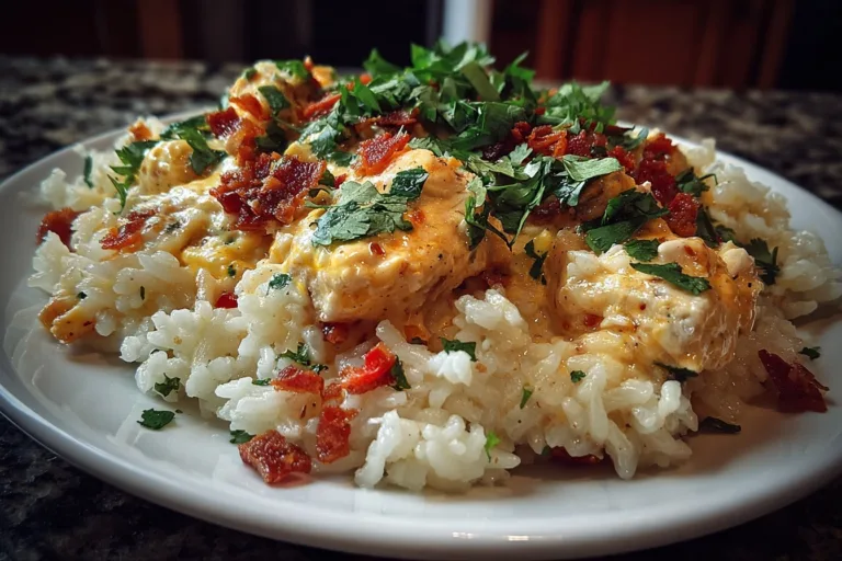 Swim Queso Chicken and Rice Recipe