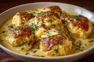 Classic Chicken and Dumplings with Cream of Chicken Soup