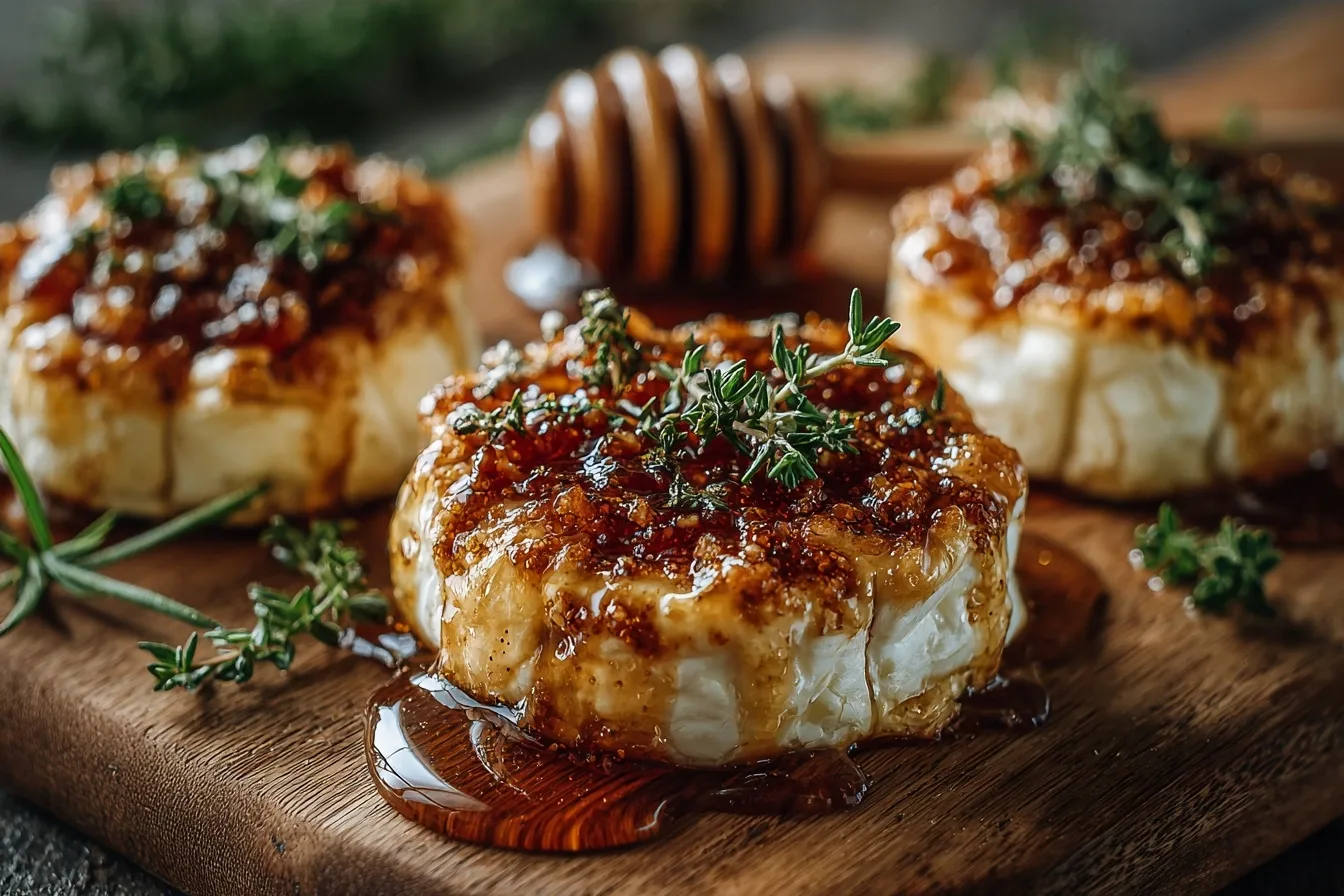3-Ingredient Mini Brie & Hot Honey Bites